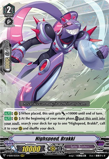 Highspeed, Brakki - V-SS08/053EN - RRR