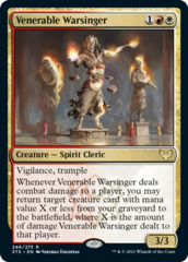 Venerable Warsinger - Foil