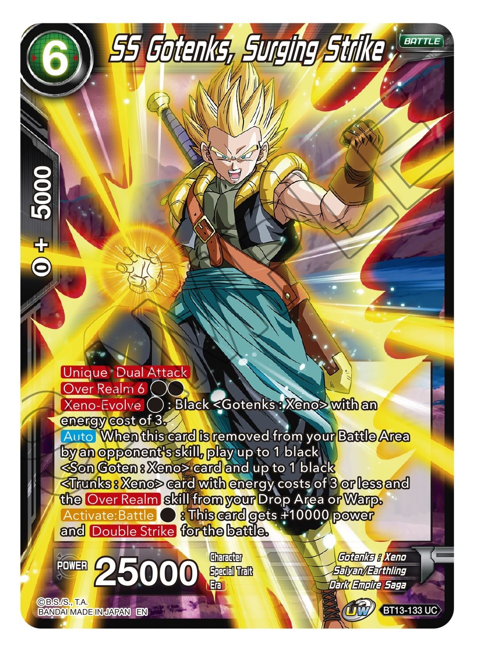 SS Gotenks, Surging Strike - BT13-133 - UC