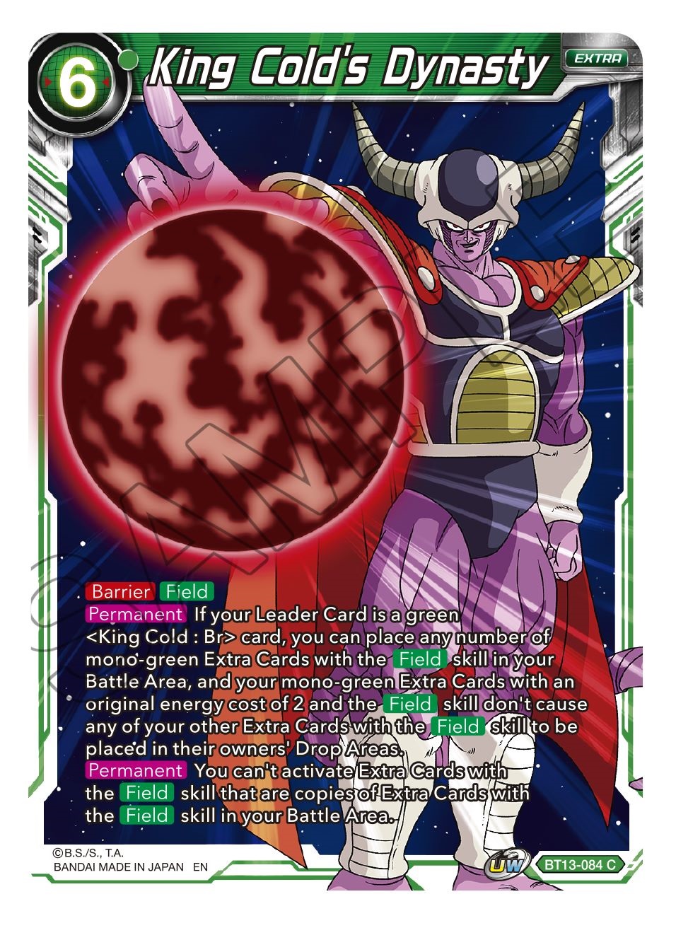 King Colds Dynasty - BT13-084 - C - Foil