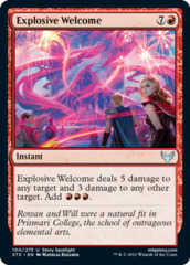 Explosive Welcome - Foil