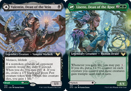 Mint/Near-Mint, English - 1 x MTG Valentin, Dean of the Vein - Extended Art  Stri