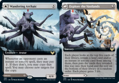 Wandering Archaic // Explore the Vastlands - Foil - Extended Art