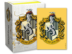 Dragon Shield Harry Potter House Brushed Art Sleeves: Hufflepuff