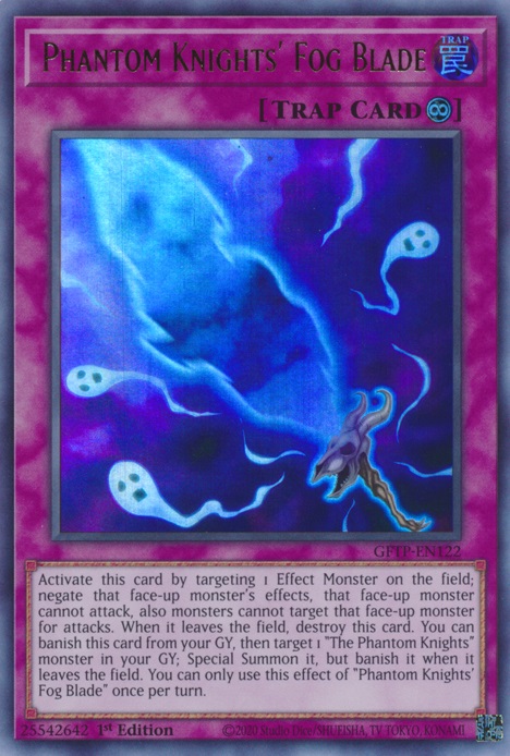 Phantom Knights Fog Blade - GFTP-EN122 - Ultra Rare - 1st Edition