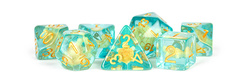 7-Die Set 16mm Resin: Turtle Dice