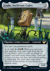 Codie, Vociferous Codex (357) (Extended Art) - Foil