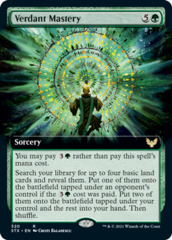 Verdant Mastery (320) (Extended Art)