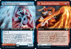 Torrent Sculptor // Flamethrower Sonata (331) (Extended Art)