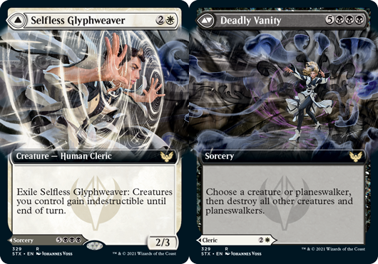 Selfless Glyphweaver // Deadly Vanity - Extended Art