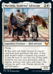 Mavinda, Students' Advocate - Foil