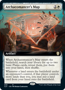 Archaeomancers Map - Extended Art