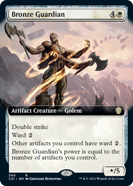 Bronze Guardian - Extended Art