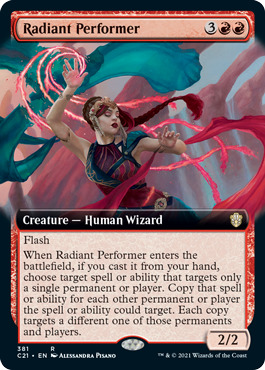 Radiant Performer - Extended Art