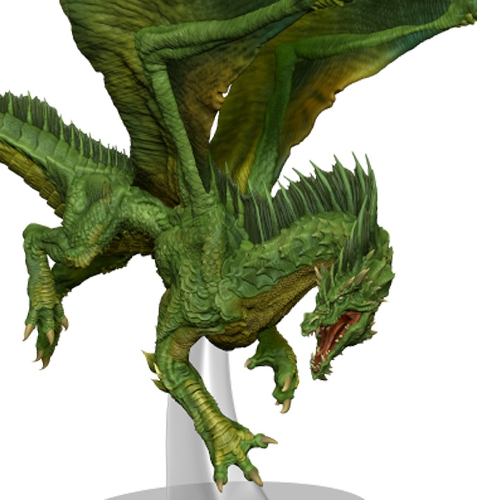 D&D Icons of the Realms: Adult Green Dragon