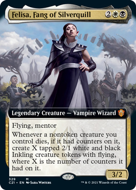 Felisa, Fang of Silverquill - Extended Art