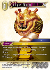 Abyss Worm - 13-052C - Foil