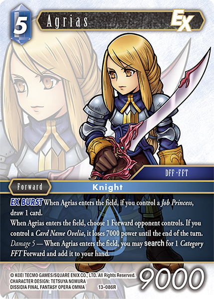 Agrias EX - 13-086R - Foil