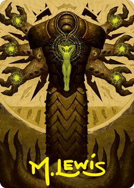 Inquisition of Kozilek Art Card - Gold-Stamped Signature