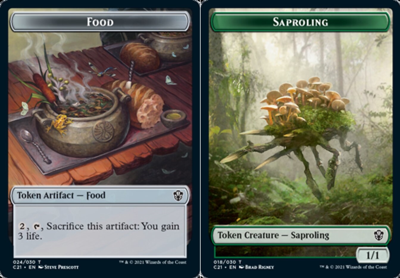 Food // Saproling Token