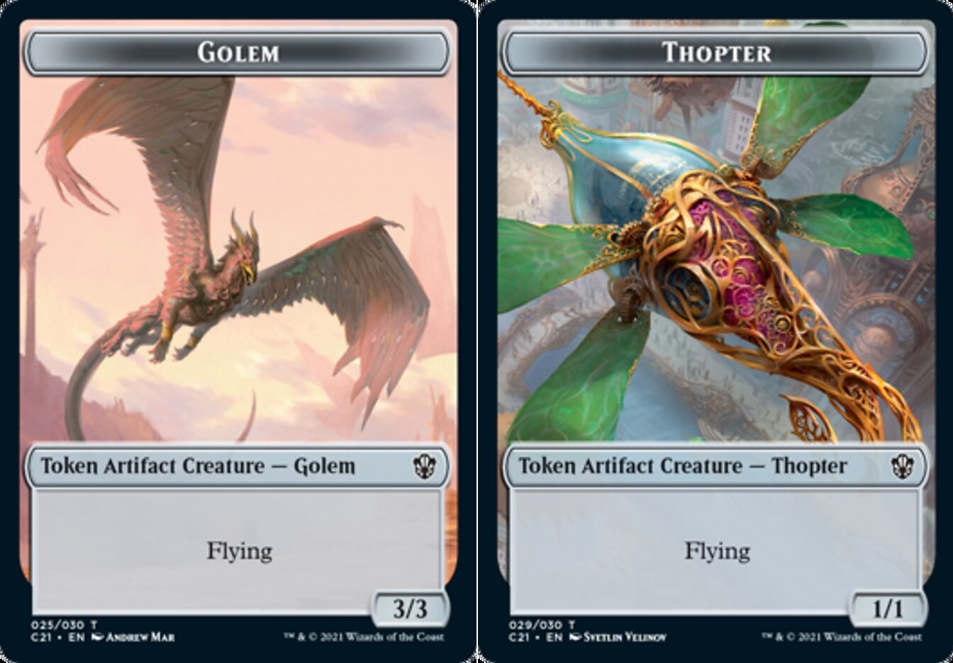 Golem (25) // Thopter Token