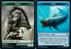 Beast (10) // Fish Double-sided Token