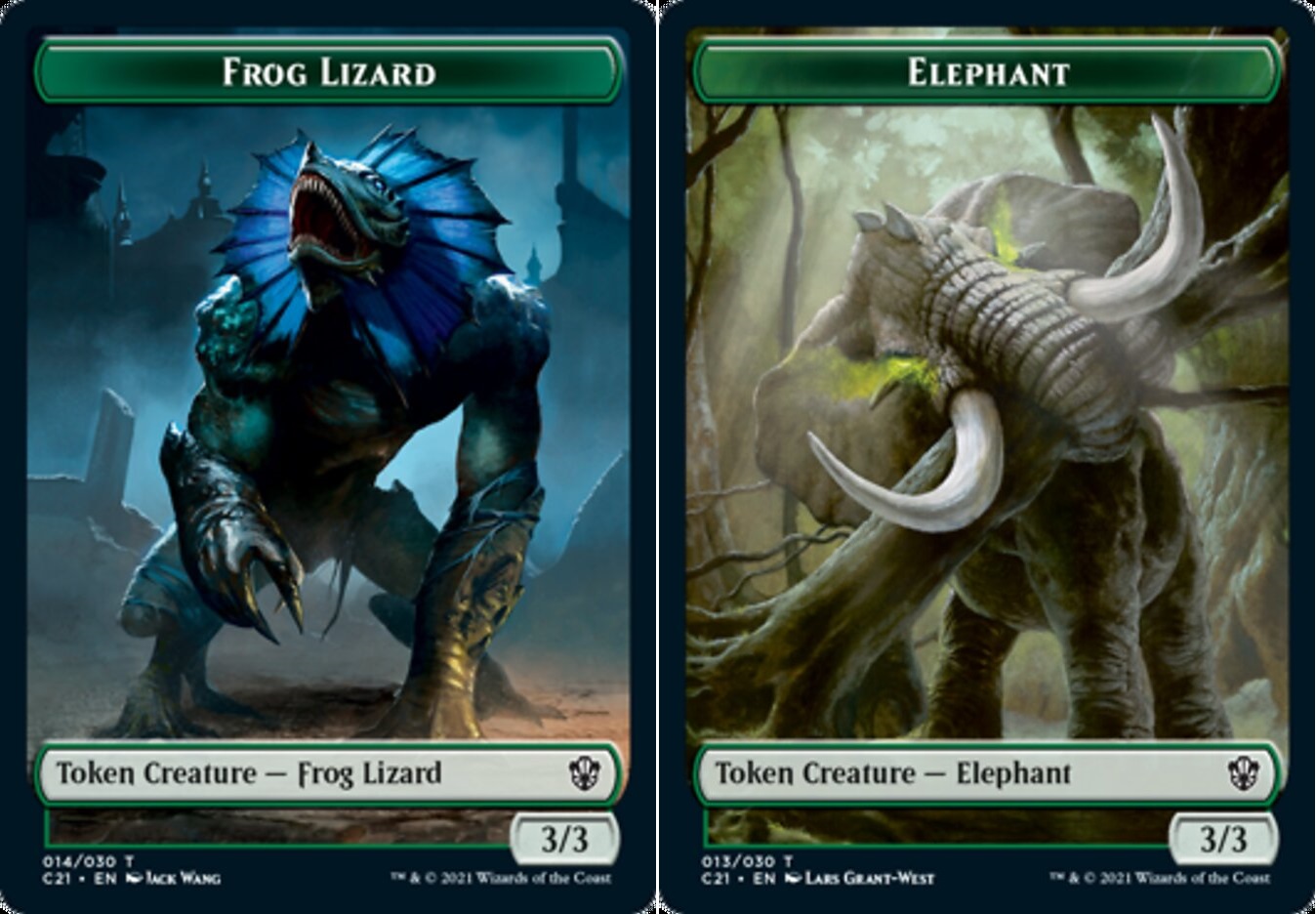 Frog Lizard // Elephant Token