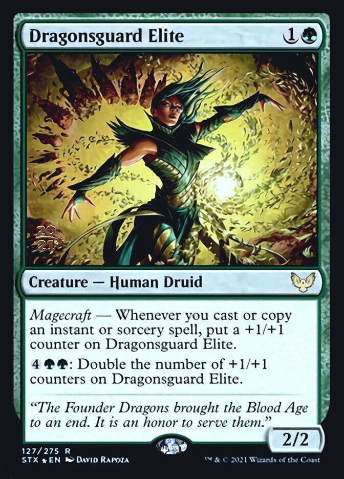 Dragonsguard Elite - Foil - Prerelease Promo