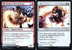 Flamescroll Celebrant // Revel in Silence - Foil - Prerelease Promo