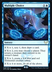 Multiple Choice - Foil - Prerelease Promo