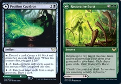 Pestilent Cauldron // Restorative Burst - Foil - Prerelease Promo