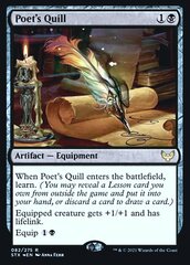 Poet's Quill - Foil - Prerelease Promo