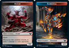 Avatar Token // Elemental Token - Foil