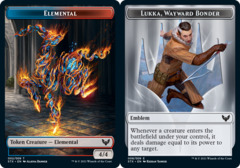 Elemental Token // Emblem - Lukka, Wayward Bonder - Foil