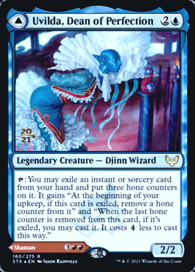 Uvilda, Dean of Perfection - Prerelease Foil