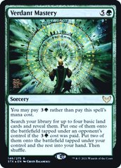 Verdant Mastery - Foil - Prerelease Promo