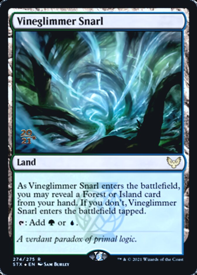 Vineglimmer Snarl - Foil - Prerelease Promo