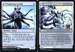 Wandering Archaic // Explore the Vastlands - Foil - Prerelease Promo