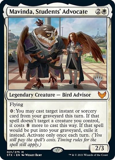 Mavinda, Students Advocate - Foil - Promo Pack