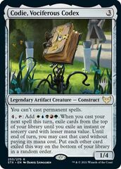 Codie, Vociferous Codex - Foil - Promo Pack