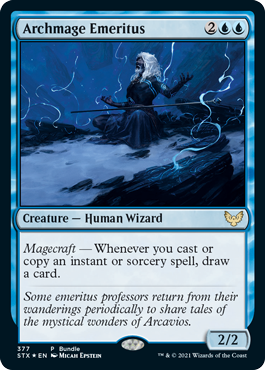 Archmage Emeritus - Foil - Bundle Promo