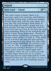 Island - 255 - Foil