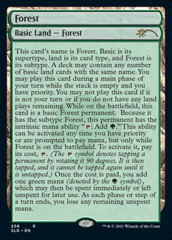 Forest (258) (Full-Text Lands) - Foil