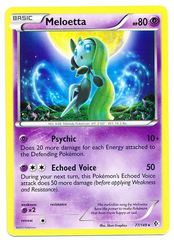 Meloetta - 77/149 - Non Holo Theme Deck Exclusive