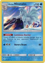 Alolan Ninetales - 28/147 - Holo Rare