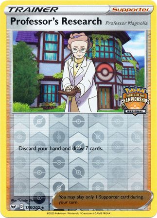 Professors Research - 178/202 - Pokemon Regional Championships Promo