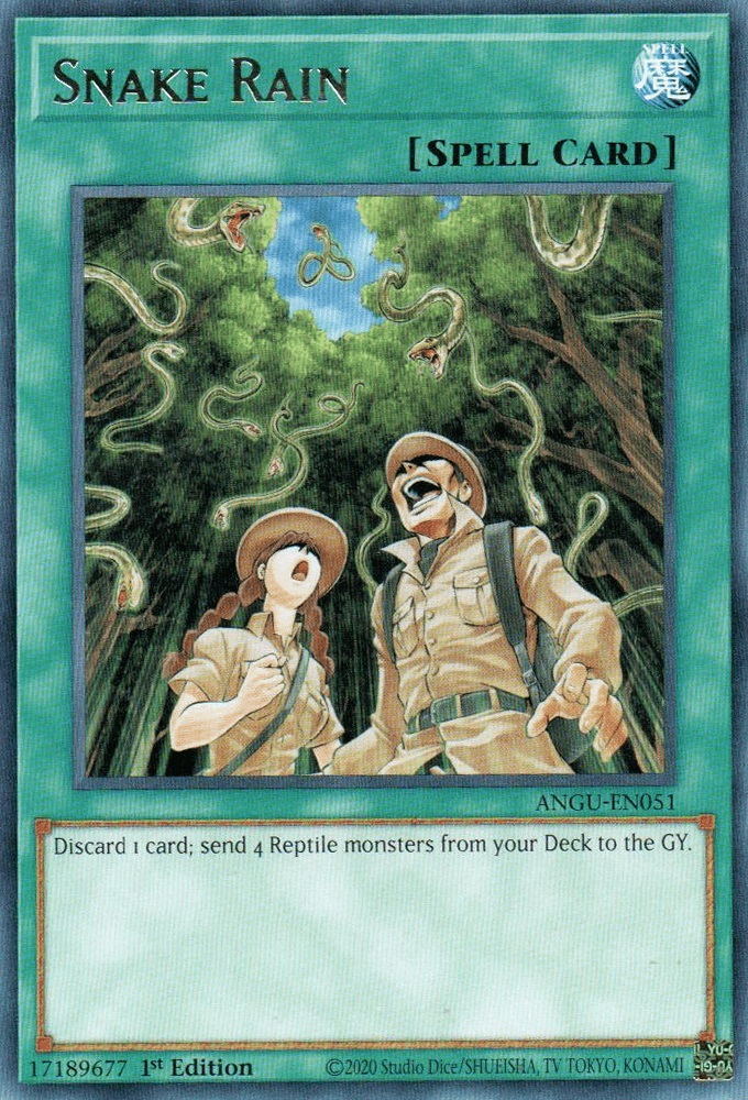 Snake Rain - ANGU-EN051 - Rare - 1st Edition