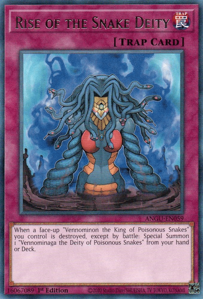Rise of the Snake Deity - ANGU-EN059 - Rare - 1st Edition