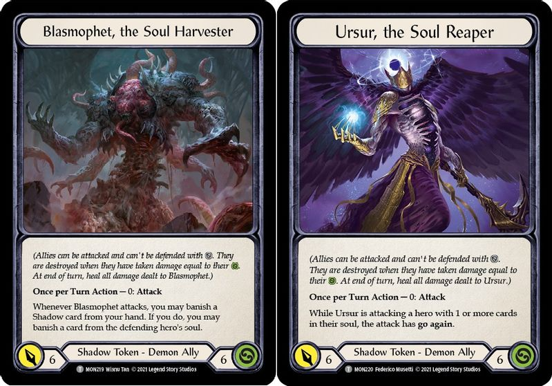 Blasmophet, the Soul Harvester // Ursur, the Soul Reaper - 1st Edition
