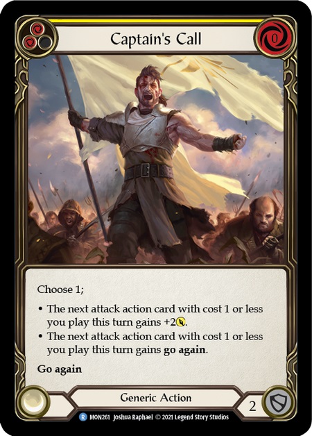 Captains Call (Yellow) - 1st Edition